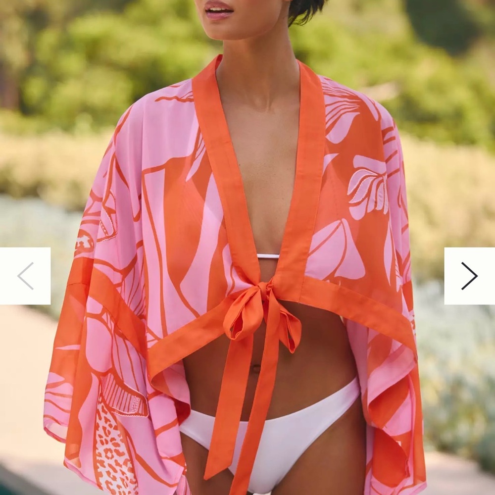 Anthropologie Tie Front Blouse